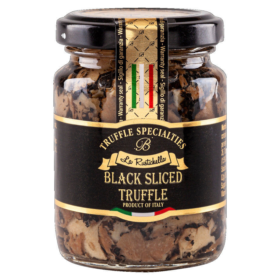 La Rustichella Black Sliced Truffle | Gesneden Zwarte Truffel 90 gram