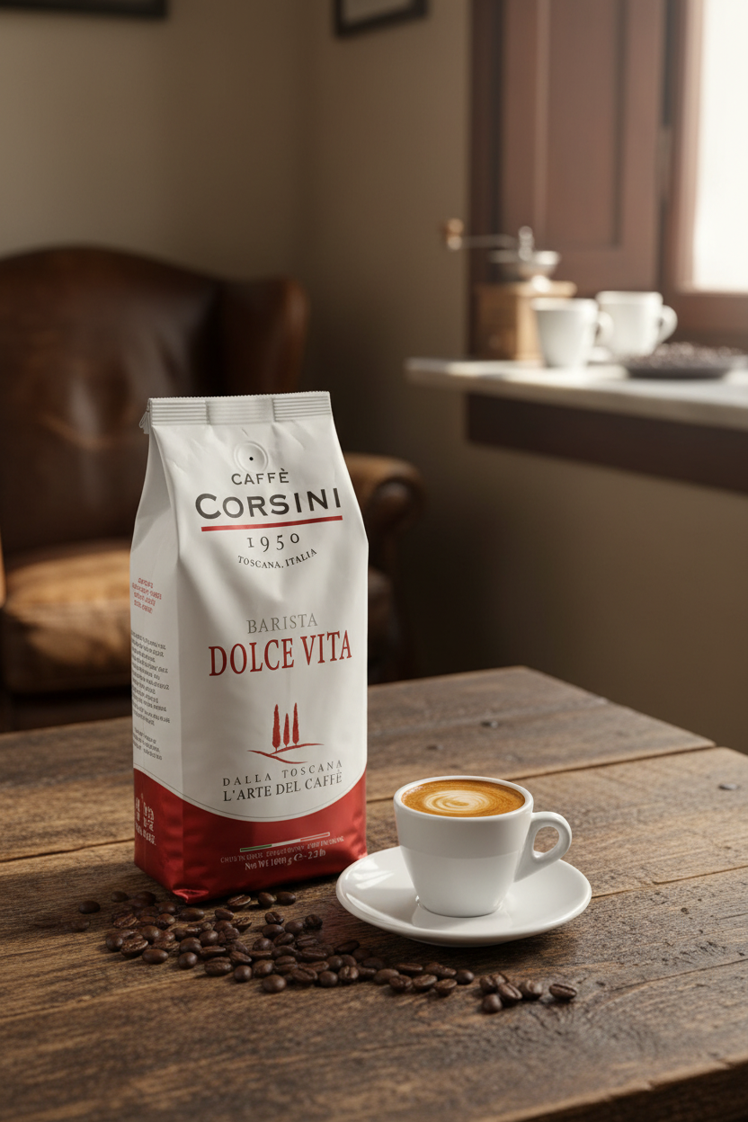 Caffè Corsini Barista Dolce Vita lifestyle foto Italiaanse sfeer