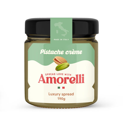 Amorelli Pistache Crème – Luxury Spread 190g