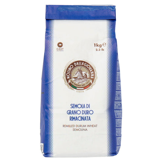 Dallagiovanna Semola di Grano Duro Rimacinata 1kg
