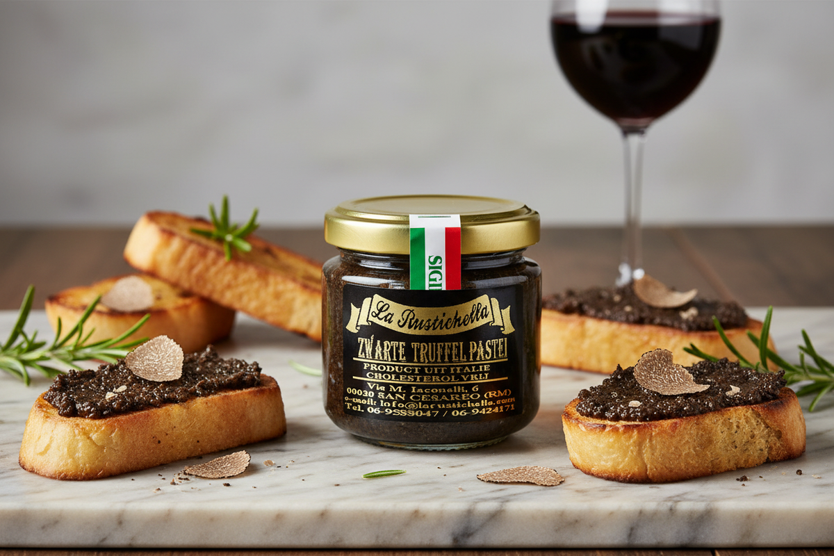 La Rustichella Zwarte Truffelpastei Lifestyle