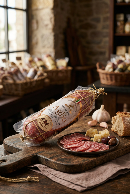 Lifestylefoto Segarelli knoflooksalami