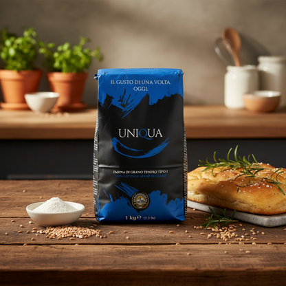 Uniqua Blu – Lifestyle focaccia productfoto